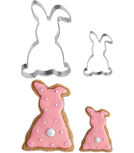 Kitchen Craft – Stampino Per Biscotti A Forma Di Coniglio – 7,5 Cm – Acciaio – Per Feste E Decorazioni - 4