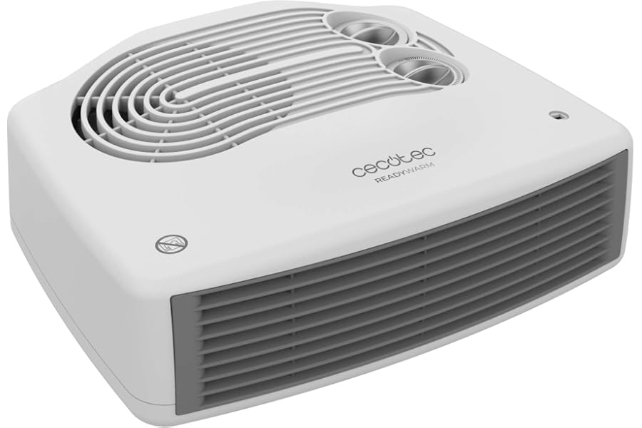 Cecotec Calefactor Eléctrico Bajo Consumo ReadyWarm 3000 Horizon White