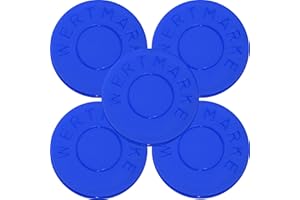 ‎SCHWABMARKEN 300 Pfandmarken Wertmarken Durchmesser 30mm Farbe Blau mit beidseitiger Aufschrift "Wertmarke" - Eventmarken Chips Jeton Token