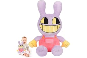 WELLXUNK The Amazing Digitals Circus Peluche, Pomni Plushies Toy, Digital Circus Plush, Jax Peluche, Clown Pomni, The Amazing Digital Circus Plush, Bambola Giocattoli Carini Animali di Peluche (M2)