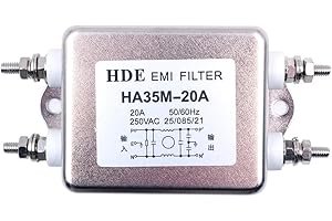 CENPEK Filtre de ligne EMI monophasé HA35M-20A, 220V, 20A