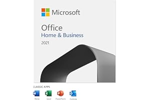 Microsoft Office Home & Business 2021 | Word, Excel, PowerPoint, Outlook | One-time purchase for 1 PC or Mac | Instant Download | Activation Required