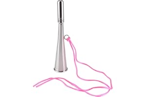 BIKING Fog Horn, Boat Foghorn, Removable Sea Fog Horn Mouthpiece, Handheld Foghorn 304 Stainless Steel Horn for Sailing Yacht Boat Accessory Marine Hardware