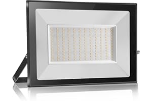 PROBAPRO 150W Faretti a LED per Esterni, 15000 Lumen Potenti Luci a LED Illuminazione Proiettore, Bianco Caldo 3000K LED Esterno Impermeabile IP65, Lampada Luce per Giardino, Corridoio, Casa,Terrazza