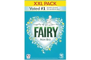HOMESTORE Fairy Non-Bio Waschpulver – 75 Waschgänge, 4,875 kg, für empfindliche Haut