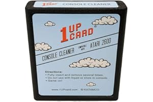 1UPcard Console Cleaner Compatible with Atari 2600 Video Game System