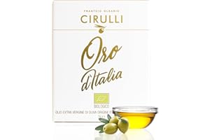 FRANTOIO OLEARIO CIRULLI Cirulli Huile d'olive Biologique extra vierge italienne extraite à froid, Bag in Box (3 Litres)