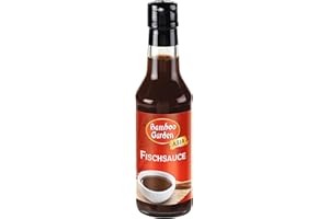 ‎BAMBOO GARDEN Bamboo Garden - Fischsauce | Würzige asiatische Sauce zum Marinieren oder Würzen von Fisch, Gemüse oder Fleisch | 150 ml in der Flasche