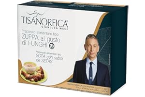 Gianluca Mech - Zuppa Proteica al Gusto di Funghi, Gluten Free e Vegan Ok - 136gr