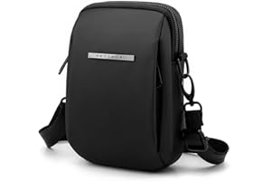 SPAHER unisex mała torba na ramię crossbody wielofunkcyjna torebka torba na telefon komórkowy mini saszetka na pasek saszetka biodrowa typu piterek etui EDC z regulowanym paskiem dla mężczyzn