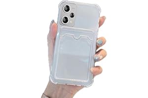 Rnrieyta Miagon Portefeuille Coque pour Xiaomi POCO X5 Pro 5G,Porte-Cartes Souple TPU Silicone Cristal Transparente Protection Étui Porte Fente Carte Housse