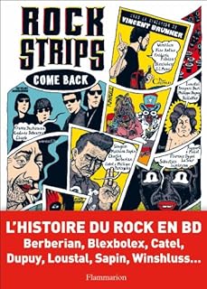 jaquette livre Rock Strips come back
