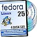 Produktbild Fedora 26 Linux 4-Disk DVD komplettes Installations- and Referenz- Set