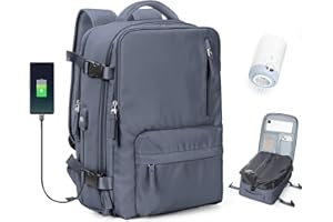 BJLFS Sac à dos Sous Vide Avec Pompe Ryanair 40x20x25 Sac à main Extensible Sac à Vide de Compression Portable Sac à dos de Voyage étanche avec système de compression scellé