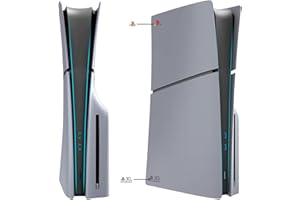 ElitePlay Coque de rechange pour PS5 Slim Disc Edition 30e anniversaire Gris