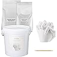 Navaris Children's Hand Casting Kit - Moulding and Plaster Powder Set for 3D Casts - 2 Kids Holding Hands or 1 Adult Hand - Includes 2L Mixing Bucket