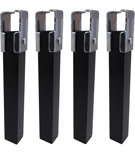 Imex El Zorro - Set di 4 Gambe per Rete Senza Ruote | 270 x 40 x 30 mm | Stabilità e Supporto per reti