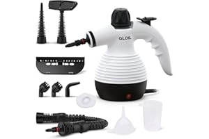 GLOIL Nettoyeur Vapeur,Multi-usage vapeur nettoyage,Nettoyeur Vapeur à Main Avec 10 Accessoires Pour éliminer Les Taches de vitre,pour canapé,punaise de lit,sèche,matelas,Tapis,voiture,Cuisines