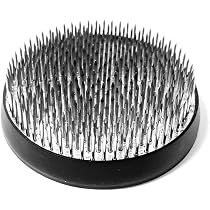 JPudinor Ronde Bloemkikker – Roestvrij Staal – Antislip Rubber Basis – 4,6 Cm – Voor Bloemstukken, Vazen & DIY – Inclusief 7 Maten 1 miniatura