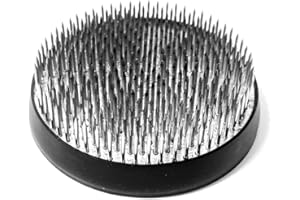 ALLADAGA Blumen Frosch Edelstahl Runder Halterung Blumensteckiggel (7cm (1 Stücke))