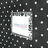 Atmungsaktiver Kleidersack – schwarz-weiß gepunktet – 152 cm – Hangerworld - 5