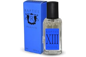 RAPTUS XIII Parfum 20 ml – Profumo Uomo Fresco e Aromatico | Note Agrumate e Legnose con Bergamotto e Ambroxan | Scatola Blu Elegante – Formato Pocket 20 ml