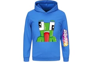 Jicahond Youtube Gamer Kids Gift Hoodies Children Casual Hooded Sweatshirt Top for Boys Girls Ages 3-13 Years