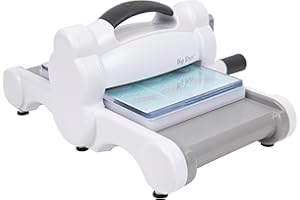 Sizzix 660200-Máquina de Troquelado Manual para Manualidades, álbumes de Recortes y Tarjetas, Apertura de 15,24 cm, Papel, Blanco, Única