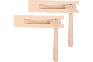 ‎STOBOK STOBOK Lärmmacher Für Sportveranstaltungen 2 Stücke Ratsche Geräuschmacher Matraca Klöppel Traditionelles Mexikanisches Matraca Ratscheninstrument Neujahrsgeräuser