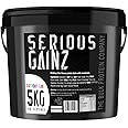 The Bulk Protein Company, SERIOUS Gainz - Whey Protein Powder - Weight Gain, Mass Gainer - 30g Protein Powders (Birthday Cake, 5kg)