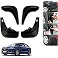 Auto Addict Car Mud Flaps Splash Guards (O.E Type Custom,4 pcs) for Maruti Suzuki New Dzire (2017-Present)