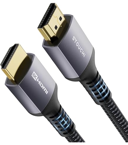 Cavo HDMI 2.1 Certificato Mygatti 3m – 8K@60Hz, 4K@120Hz, 48Gbps, Nylon Intrecciato, EARC, HDR, VRR, ALLM, Per PS5/Xbox E TV UHD