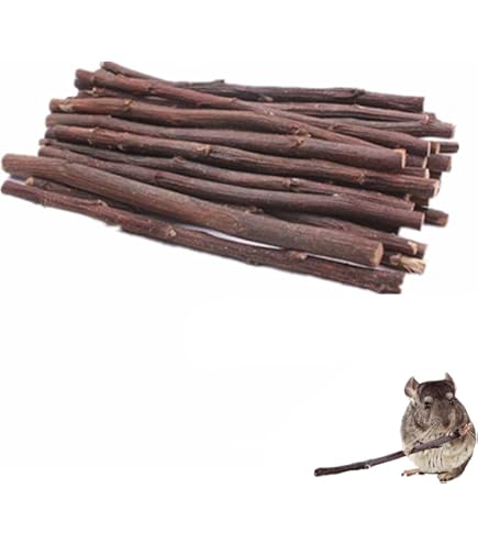 BAOSROY Nagetier-Kauspielzeug Aus Apfelholz - Natürlicher Knabberspaß Für Hamster & Kaninchen