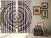 Produktbild Indischer Elefant Urban Mandala Vorhänge Wand Stickset Boho Elefant Fenster Vorhang Behandlungen Panel Set, Tür Vorhang, Blackout Vorhänge, Vorhang für Wohnzimmer 2 Pcs Set by bhagyoday Fashions