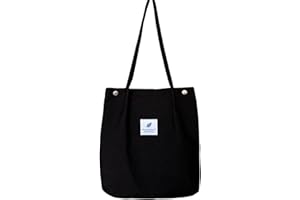 KEYRI Groß Umhängetasche Cord Tasche Damen Shopper Tote Bag Kord Handtasche Schultertaschen Ultraleicht Umhängetasche Einkauftasche Fashion Stofftasche für Alltag Arbeit Büro Schule Reisen