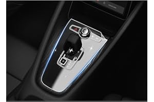 SHAOHAO Compatible with Polestar 2 2020-2023 for Central Shift Lever Painted Plate TPU Protective Film Control Panel 4H Hardness Anti-Scratch Accessories [Pack of 2]