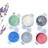 Re&ccedil;ine Sedef Metalik Toz Pigment Seti 6x10ml, Şeffaf Re&ccedil;ine Pigment Seti