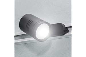 BILL GOFF INC. Faretto per binario track monofase lampada LED 8W GU10 luce negozio vetrina 230V