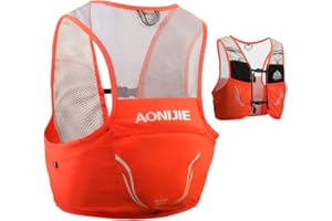 Tyuodna Hydration Vest Pack, 2.5L Running Hydration Backpack, Reflective Lightweight Breathable Hydration Backpack, for Women and Men Cycling Running Climbing Hiking Vest Pack