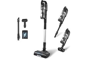 ‎LEVOIT Levoit - Akku Staubsauger - Laufzeit für 100㎡ - Staubsauger Kabellos - Vacuum Cleaner - 99,99 Prozent HEPA-Filter - Selbststehend - Anti Tangle - Für Tierhaare/Teppich/Hartböden/Auto - LVAC-200 MAX