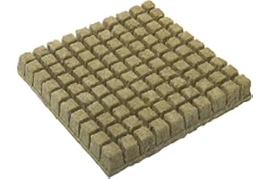 EPHEYFIF Cubi per Coltivazione in Lana di Roccia, Coltivazione Senza Suolo, Mini Base per comprimere, cubi di avviamento in Lana di Pietra per Piante/talee di Radici/Crescita delle Piante