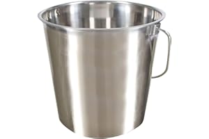 KERBL EXCELLENT Suministros Para La Alimentación Cubo De Acero Inoxidable 8.5 L