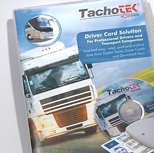 Price comparison product image TachoTek Digital Tachograph Software with Driver Card Reader - Easy to Use