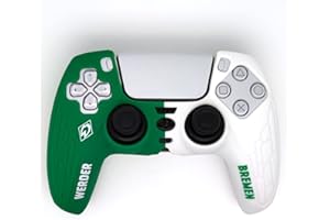 FANTROLLER Offiziell lizensierte Schutzhülle kompatibel für PS5 Controller Zubehör SV Werder Bremen Anti-Rutsch Schutzhülle Skin Case