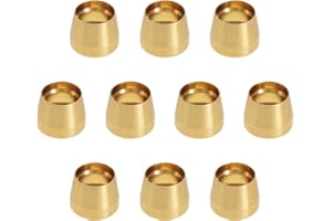 Be In Your Mind Lot de 10 raccords de tuyau AN3 en laiton pour voiture de course, camion, moto