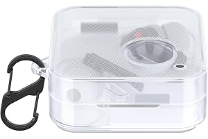 kwmobile Etui kompatybilne ze słuchawkami CMF by Nothing Nothing Ear 2024 - silikonowe etui ochronne Case Cover ochraniacz w kolorze przezroczystym