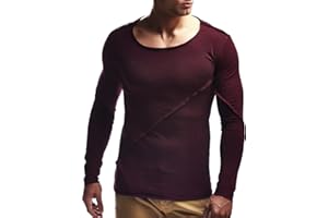 Leif Nelson pour des Hommes Pullover Longsleeve Hoodie Sweatshirt Sweatshirt Basic col Rond Manche Longue Oversize Shirt Hoody Sweater LN6322