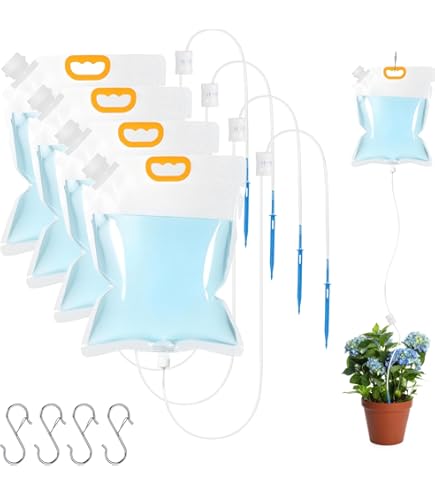 Netrox Set van 2 glazen irrigatieballen, 400 ml, 180 ml, automatische plantenirrigatie voor planten, bloemen en tuin, ideaal op vakantie, irrigatie, irrigatiesysteem, pot, waterdispenser
