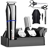 Hårklippare Män Skäggtrimmer för Män Nästrimmer Män Professionell Hårklippare Ansiktsklippare Kroppsmustasch Rakapparat 6 i 1