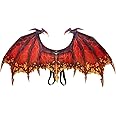 XIYAO Halloween Mardi Gras Costume Cosplay Demon Dragon Wing for Adult